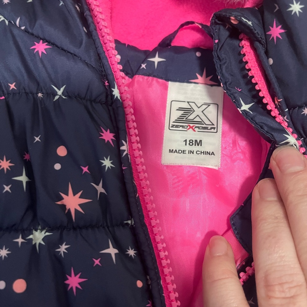 Girls 18 Month Zeroxposur Puffer Winter Jacket